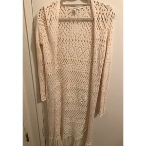 F21 Crochet Cardigan